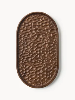Vassoio decorativo in legno di acacia Camila, larg. 45 cm