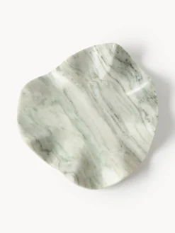 Vassoio decorativo in marmo fatto a mano Gaia, Ø 20 cm