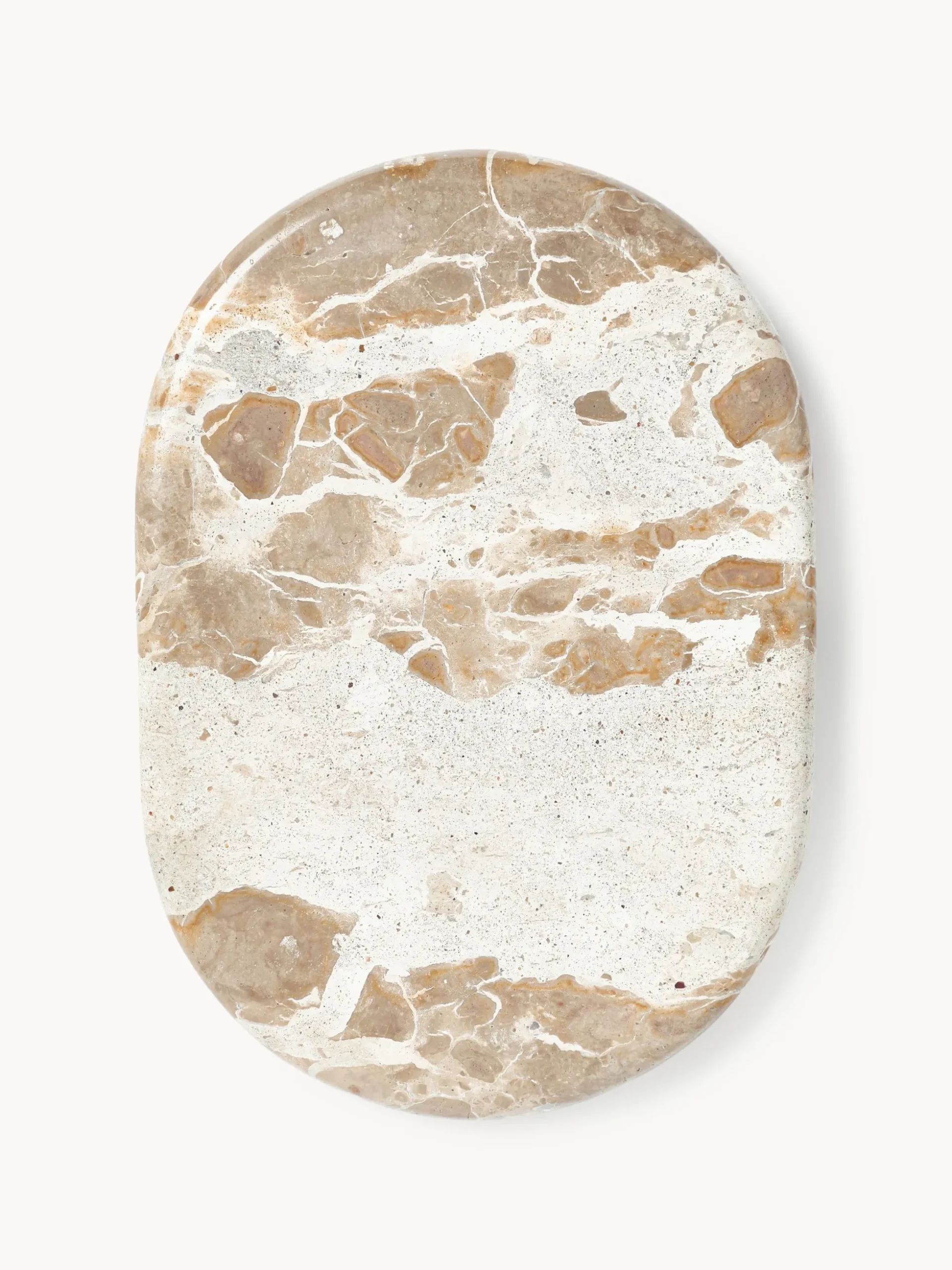 Vassoio decorativo in marmo Maba