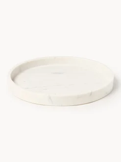 Vassoio decorativo in marmo Venice, Ø 35 cm