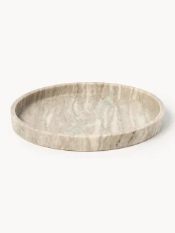 Vassoio decorativo in marmo Venice, Ø 35 cm