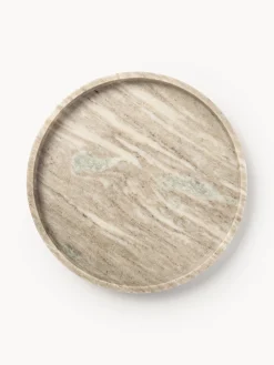 Vassoio decorativo in marmo Venice, Ø 35 cm