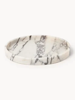 Vassoio decorativo in marmo Venice, Ø 35 cm