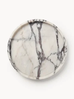 Vassoio decorativo in marmo Venice, Ø 35 cm
