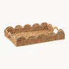 Vassoio decorativo in rattan fatto a mano Classic