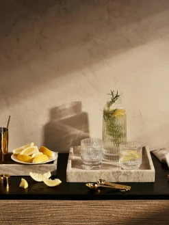 Vassoio decorativo piccolo in marmo Venice