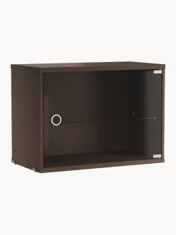 Vetrina con anta battente in vetro String System, larg. 58 x prof. 30 cm