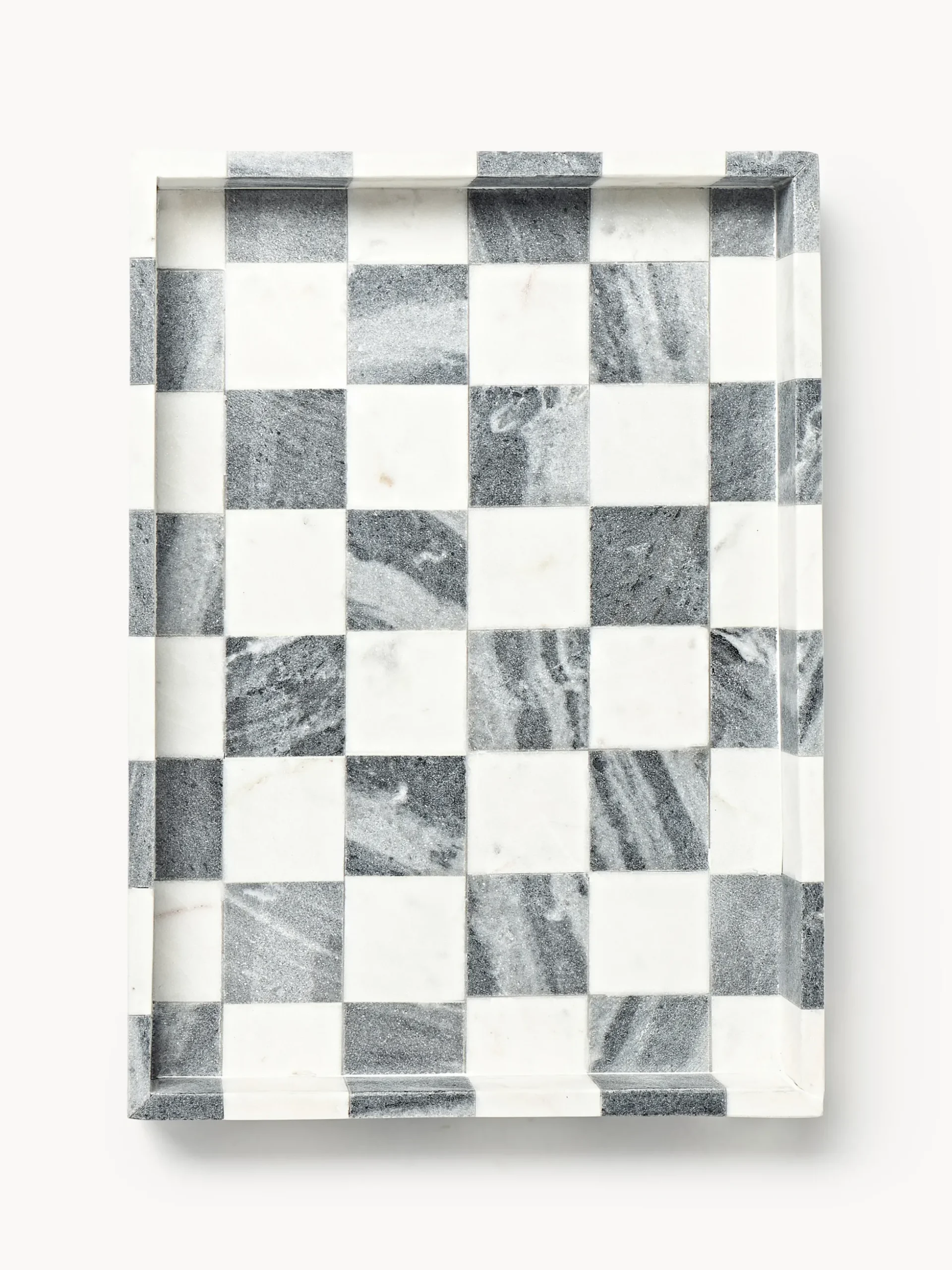 Westwing | Crosby Studios, Vassoio decorativo in marmo Carreaux