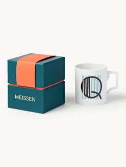 Westwing x MEISSEN, Tazza fatta a mano con motivo decorativo Initials