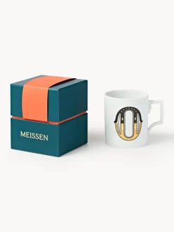 Westwing x MEISSEN, Tazza fatta a mano con motivo decorativo Initials
