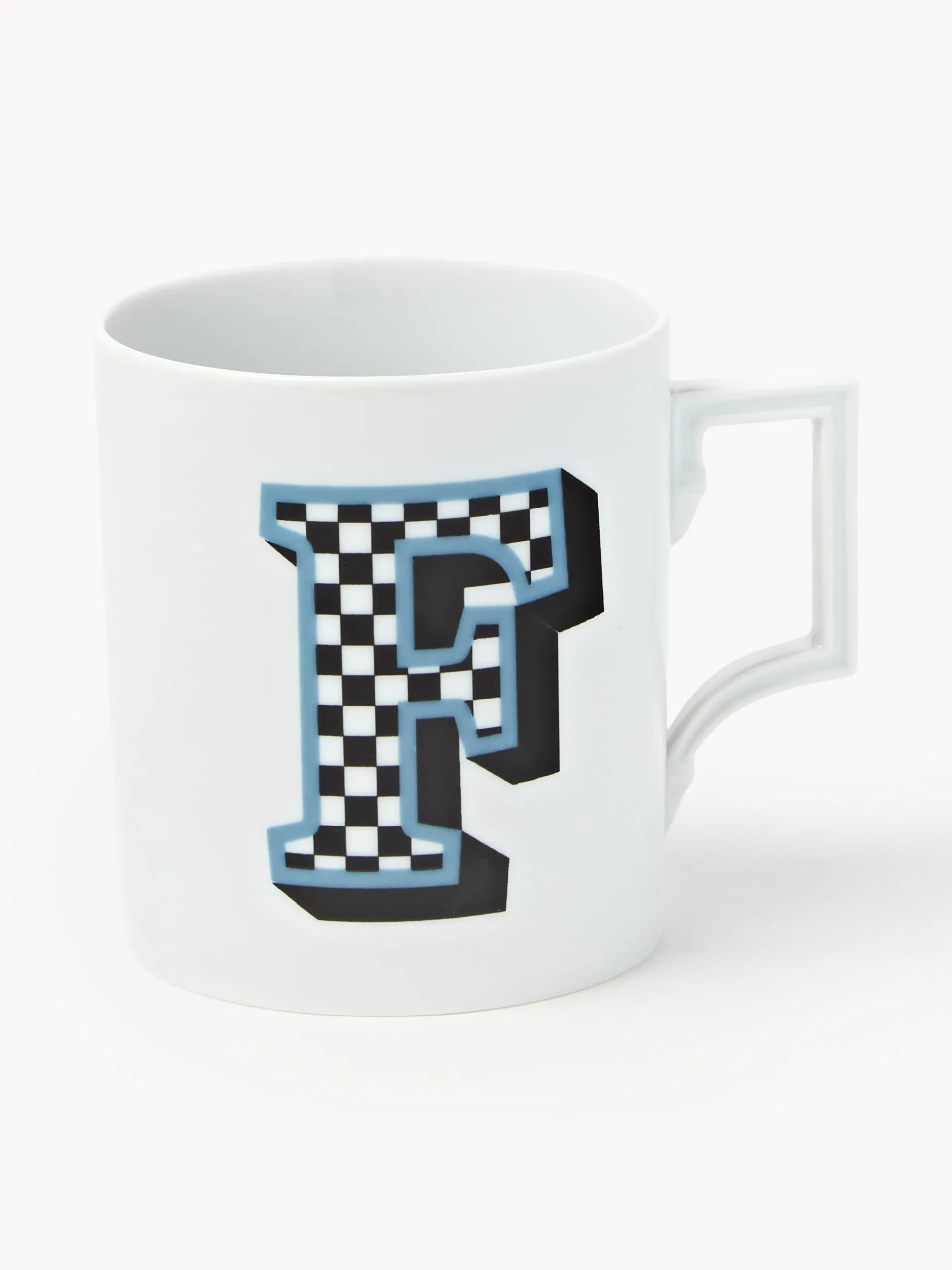 Westwing x MEISSEN, Tazza fatta a mano con motivo decorativo Initials