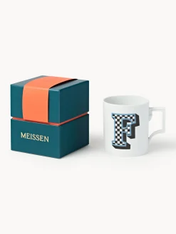 Westwing x MEISSEN, Tazza fatta a mano con motivo decorativo Initials