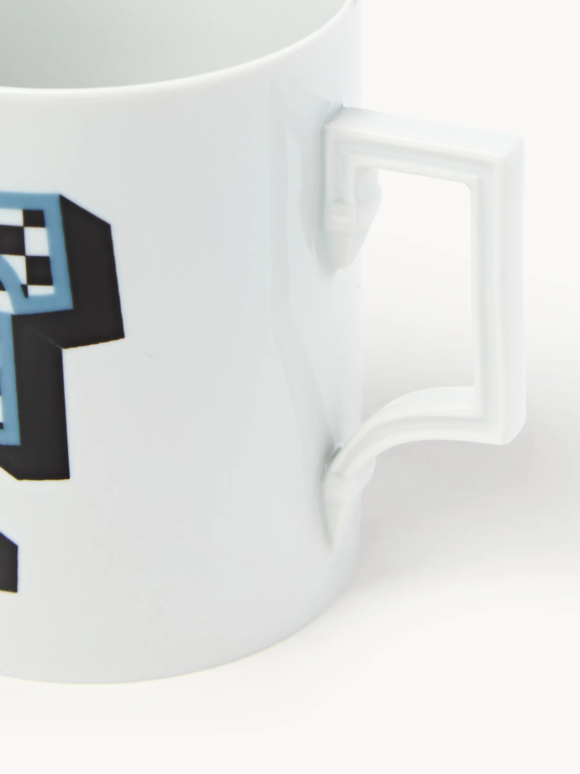 Westwing x MEISSEN, Tazza fatta a mano con motivo decorativo Initials