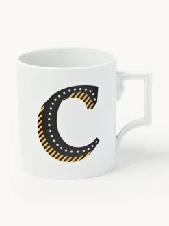 Westwing x MEISSEN, Tazza fatta a mano con motivo decorativo Initials