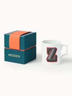 Westwing x MEISSEN, Tazza fatta a mano con motivo decorativo Initials