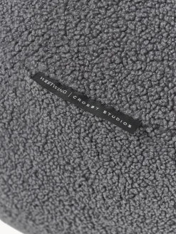 Westwing | Crosby Studios, Cuscino decorativo rotondo in bouclé Celeste Ø 50 cm