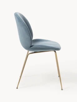 WESTWING x GUBI, Sedia da pranzo in velluto Beetle by Delia Lachance