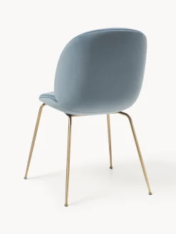 WESTWING x GUBI, Sedia da pranzo in velluto Beetle by Delia Lachance