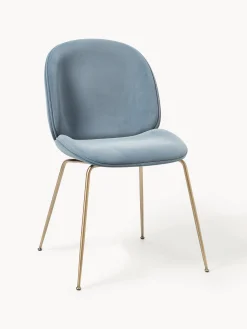 WESTWING x GUBI, Sedia da pranzo in velluto Beetle by Delia Lachance
