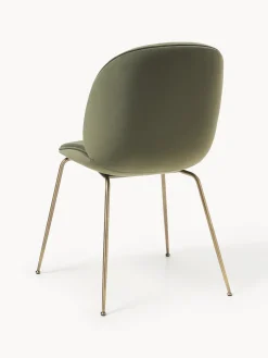 WESTWING x GUBI, Sedia da pranzo in velluto Beetle by Delia Lachance