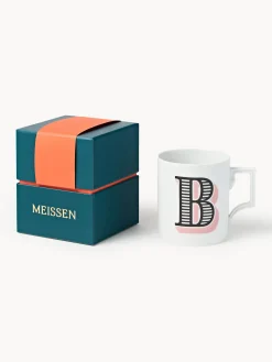 Westwing x MEISSEN, Tazza fatta a mano con motivo decorativo Initials