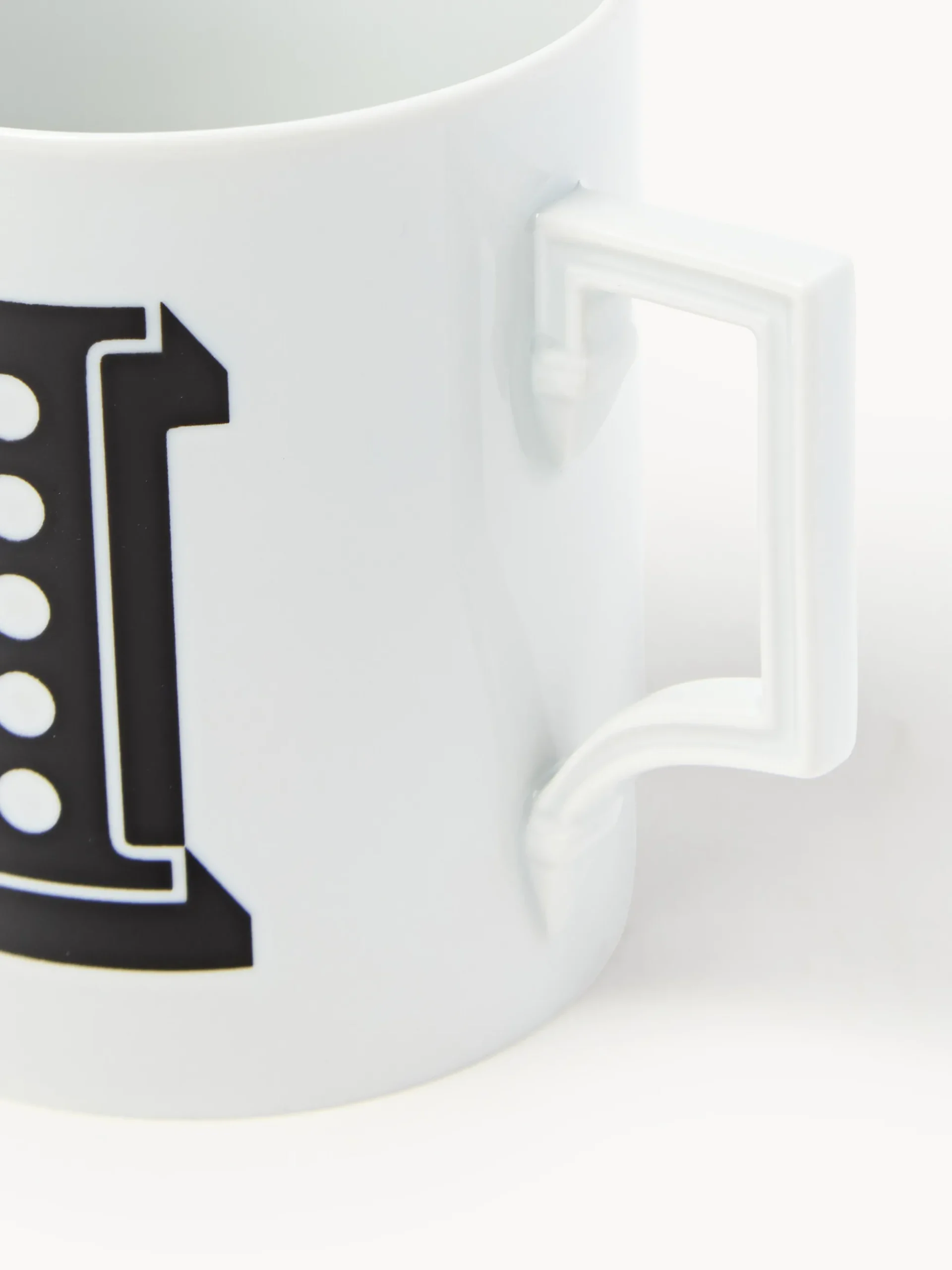 Westwing x MEISSEN, Tazza fatta a mano con motivo decorativo Initials