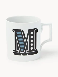 Westwing x MEISSEN, Tazza fatta a mano con motivo decorativo Initials