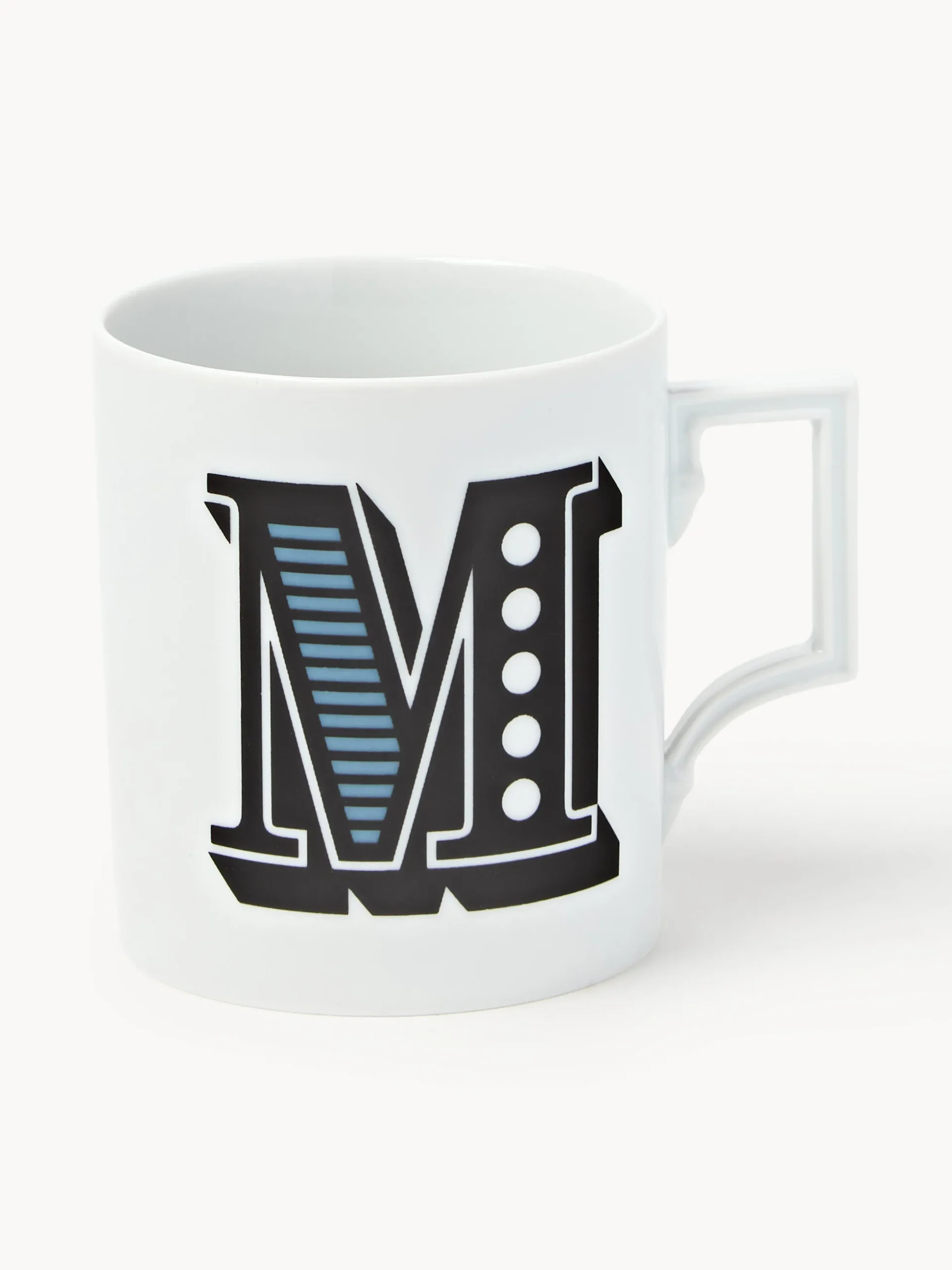Westwing x MEISSEN, Tazza fatta a mano con motivo decorativo Initials