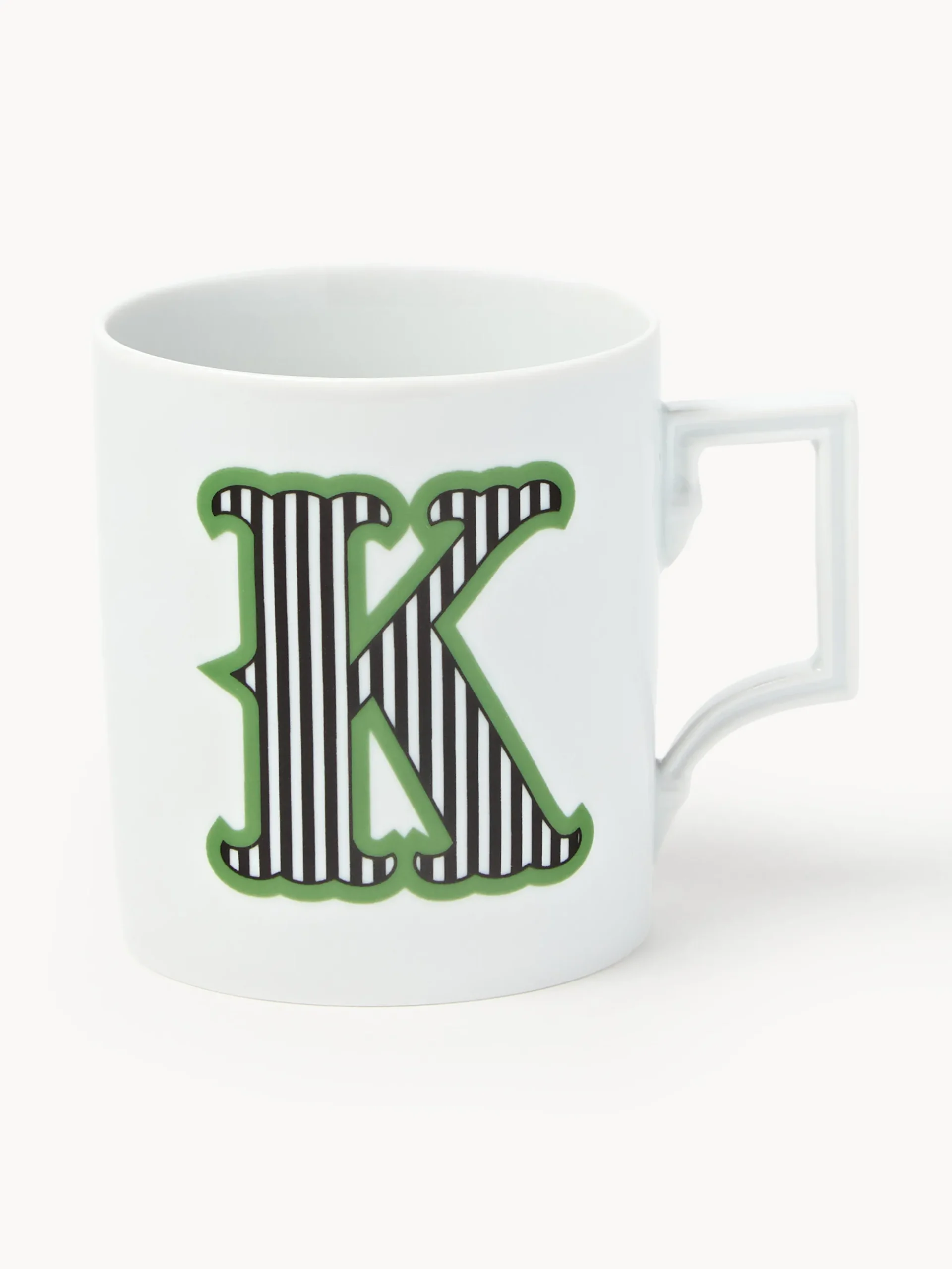 Westwing x MEISSEN, Tazza fatta a mano con motivo decorativo Initials