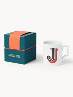 Westwing x MEISSEN, Tazza fatta a mano con motivo decorativo Initials