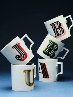 Westwing x MEISSEN, Tazza fatta a mano con motivo decorativo Initials