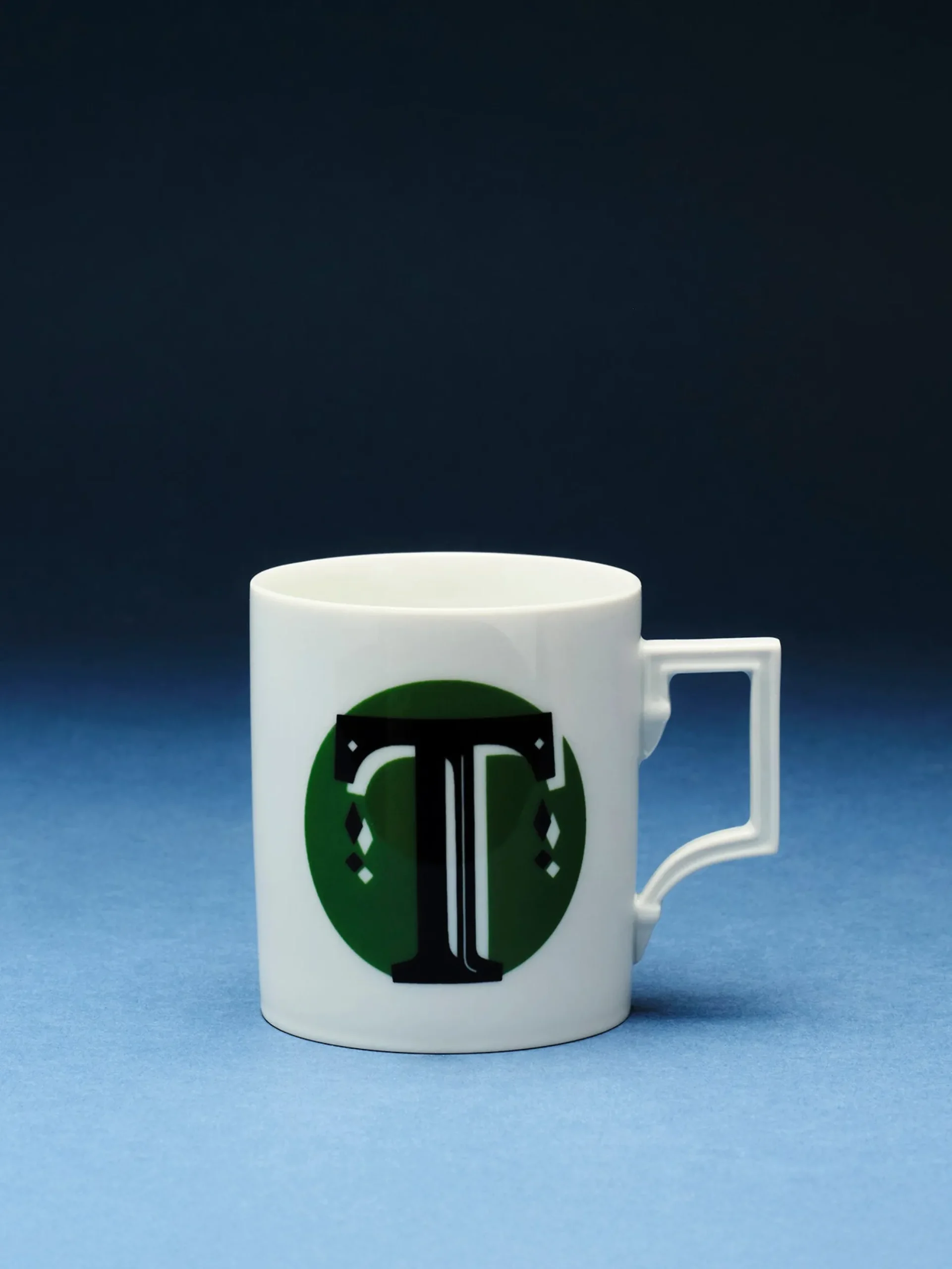 Westwing x MEISSEN, Tazza fatta a mano con motivo decorativo Initials