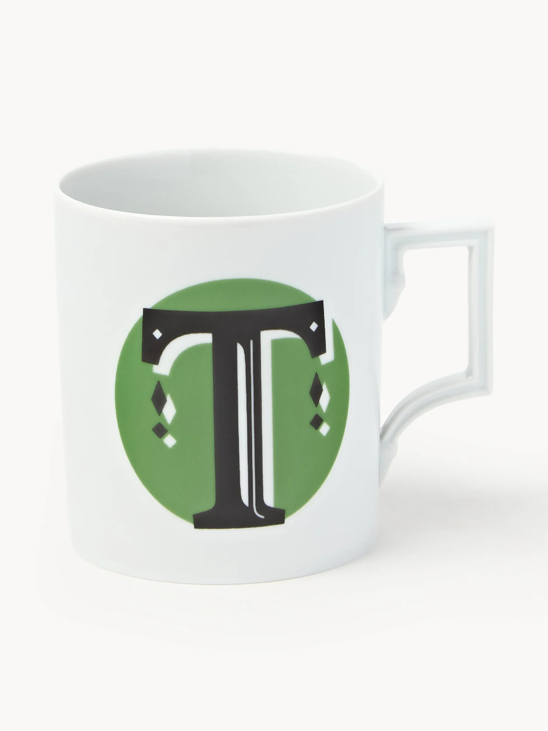 Westwing x MEISSEN, Tazza fatta a mano con motivo decorativo Initials