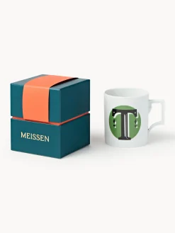 Westwing x MEISSEN, Tazza fatta a mano con motivo decorativo Initials
