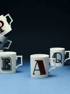 Westwing x MEISSEN, Tazza fatta a mano con motivo decorativo Initials