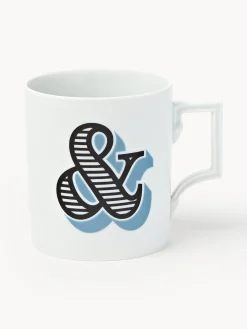 Westwing x MEISSEN, Tazza fatta a mano con motivo decorativo Initials