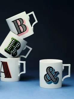 Westwing x MEISSEN, Tazza fatta a mano con motivo decorativo Initials