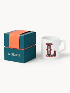 Westwing x MEISSEN, Tazza fatta a mano con motivo decorativo Initials