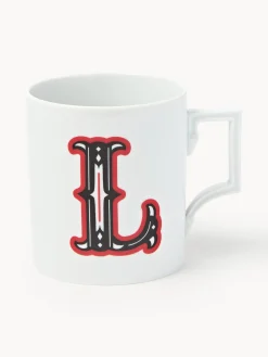 Westwing x MEISSEN, Tazza fatta a mano con motivo decorativo Initials