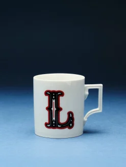 Westwing x MEISSEN, Tazza fatta a mano con motivo decorativo Initials